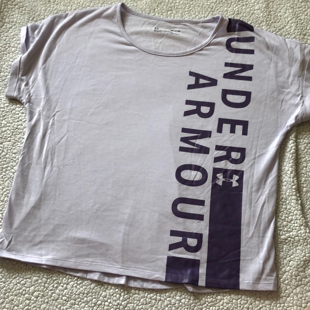 Under Armour Light Purple Loose Tee